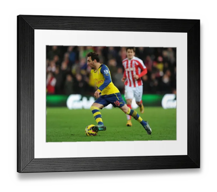 Framed Print : Santi Cazorla: Arsenal Star Shines at Britannia Stadium (Stoke City v Arsenal 2014-15) Framed Print : Santi Cazorla: Arsenal Star Shines at Britannia Stadium (Stoke City v Arsenal 2014-15)