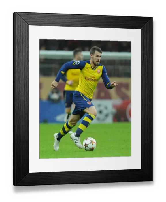 Framed Print : Aaron Ramsey in Action: Arsenal vs. Galatasaray, UEFA Champions League, Istanbul, 2014 Framed Print : Aaron Ramsey in Action: Arsenal vs. Galatasaray, UEFA Champions League, Istanbul, 2014