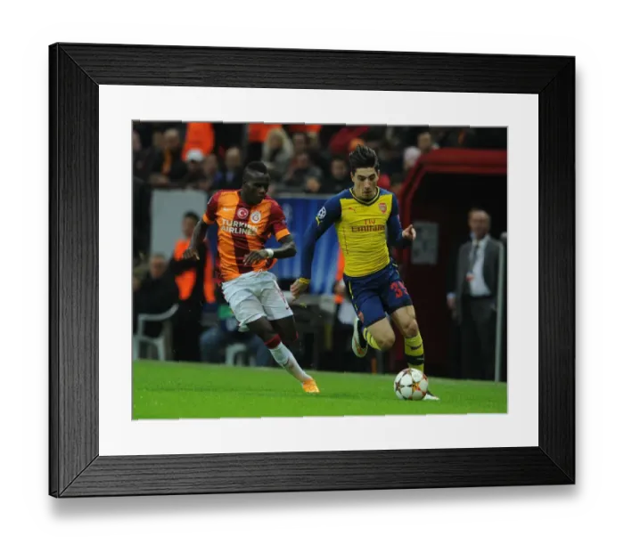 Framed Print : Hector Bellerin vs Bruma: Clash of Wings in Galatasaray vs Arsenal UEFA Champions League Showdown Framed Print : Hector Bellerin vs Bruma: Clash of Wings in Galatasaray vs Arsenal UEFA Champions League Showdown