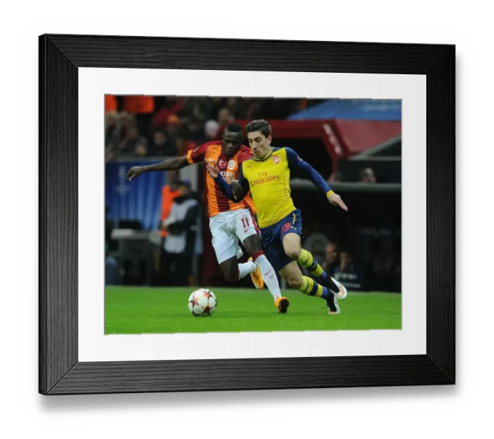 Framed Print : Hector Bellerin vs Bruma: A Champions League Battle at Galatasaray, Istanbul Framed Print : Hector Bellerin vs Bruma: A Champions League Battle at Galatasaray, Istanbul