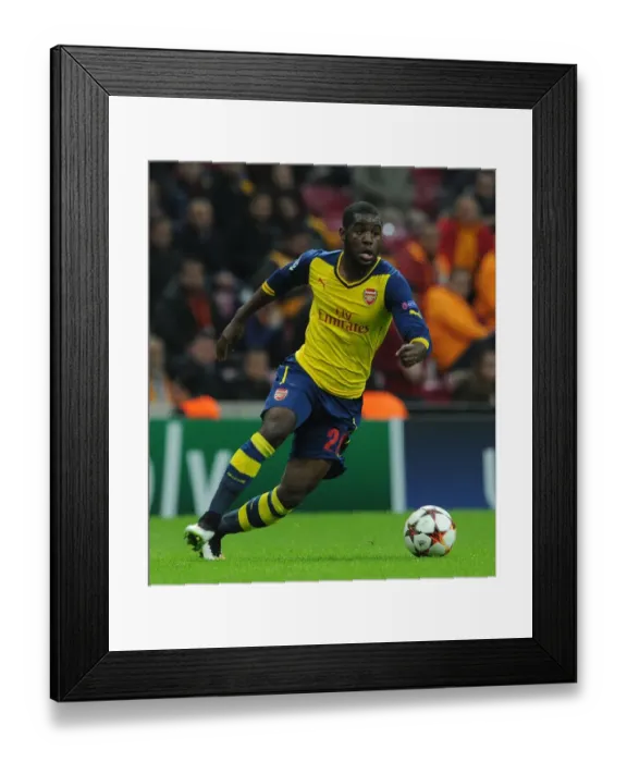Framed Print : Joel Campbell in Action: Arsenal vs. Galatasaray, UEFA Champions League, Istanbul, 2014 Framed Print : Joel Campbell in Action: Arsenal vs. Galatasaray, UEFA Champions League, Istanbul, 2014