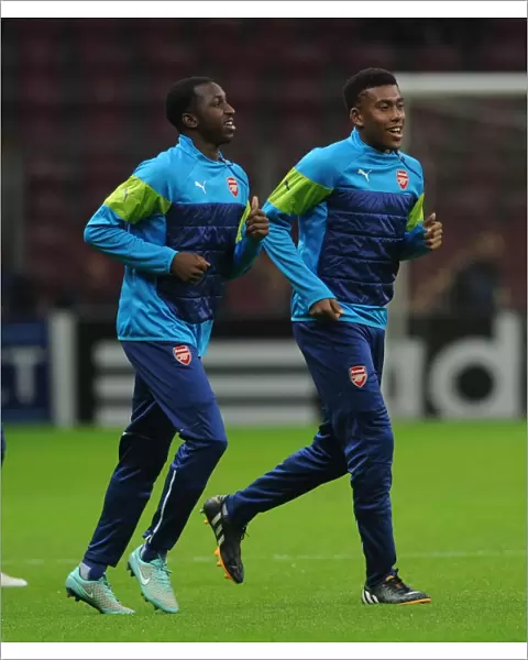 Glen Kamara and Alex Iwobi (Arsenal). Galatasaray 1: 4 Arsenal. UEFA Champions League