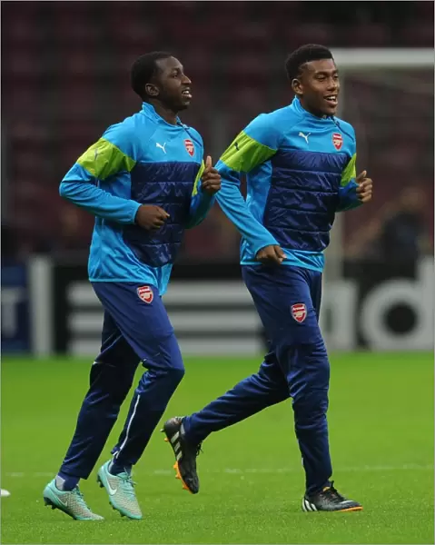 Glen Kamara and Alex Iwobi (Arsenal). Galatasaray 1: 4 Arsenal. UEFA Champions League