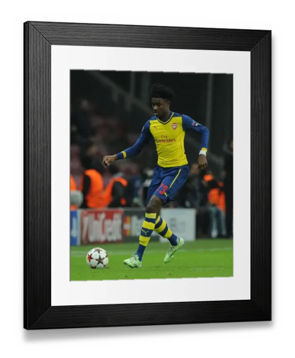Framed Print : Stefan O'Connor in Action: Galatasaray vs. Arsenal, UEFA Champions League, Istanbul, 2014