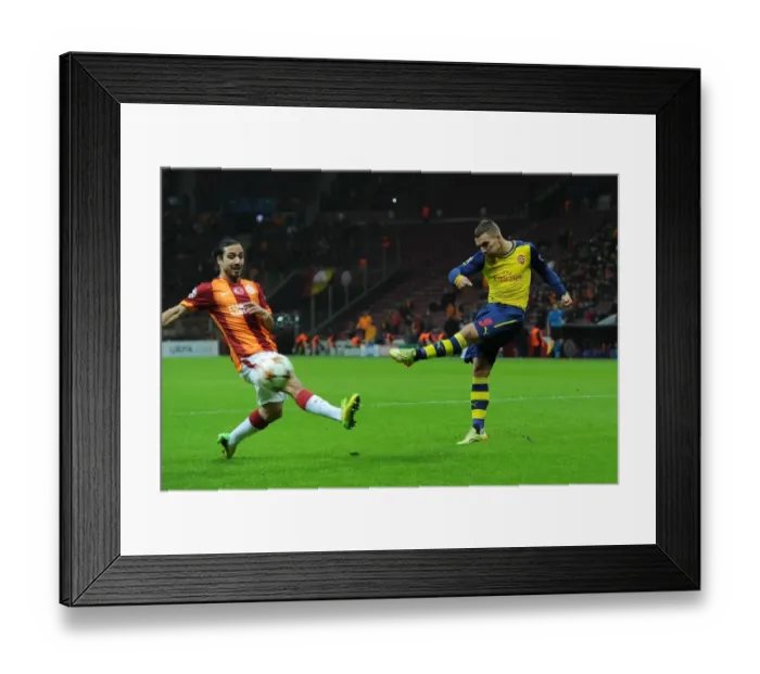 Framed Print : Lukas Podolski Scores First Arsenal Goal in Champions League Against Galatasaray, Istanbul 2014 Framed Print : Lukas Podolski Scores First Arsenal Goal in Champions League Against Galatasaray, Istanbul 2014