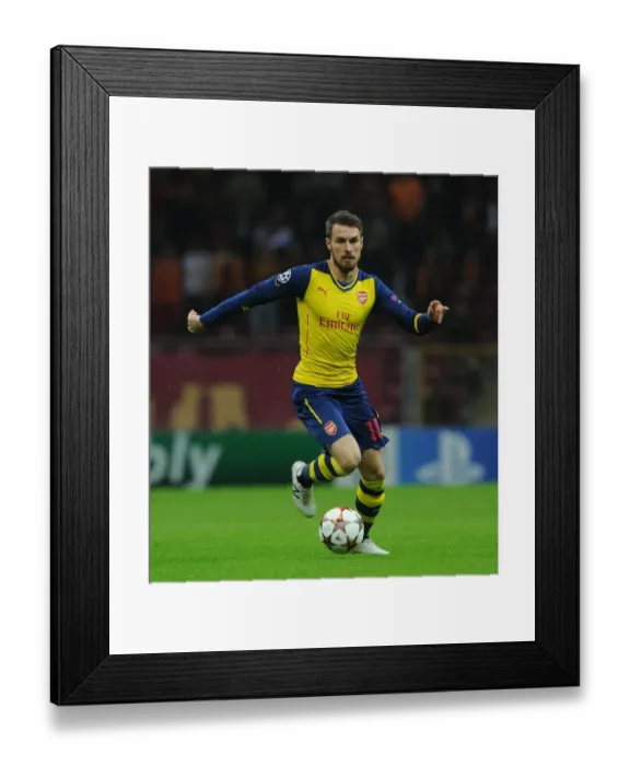 Framed Print : Aaron Ramsey in Action: Arsenal vs. Galatasaray, UEFA Champions League, Istanbul, 2014 Framed Print : Aaron Ramsey in Action: Arsenal vs. Galatasaray, UEFA Champions League, Istanbul, 2014