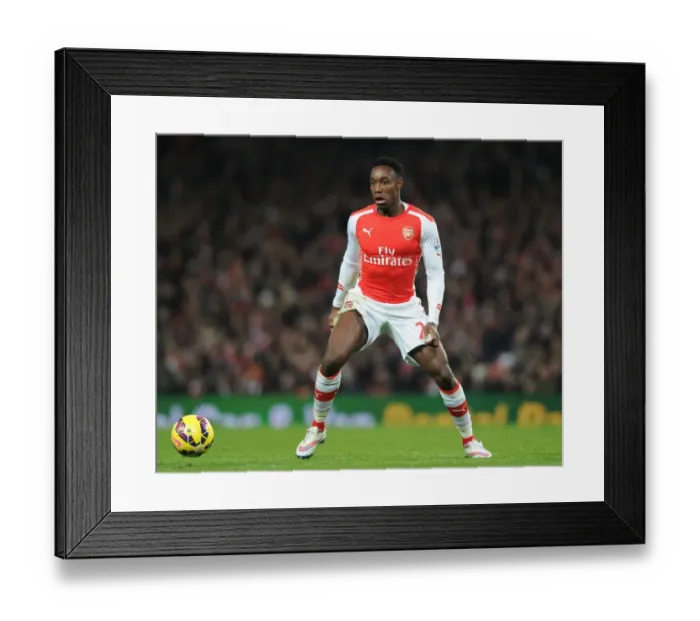 Framed Print : Arsenal's Danny Welbeck in Action against Newcastle United (Premier League 2014 / 15)