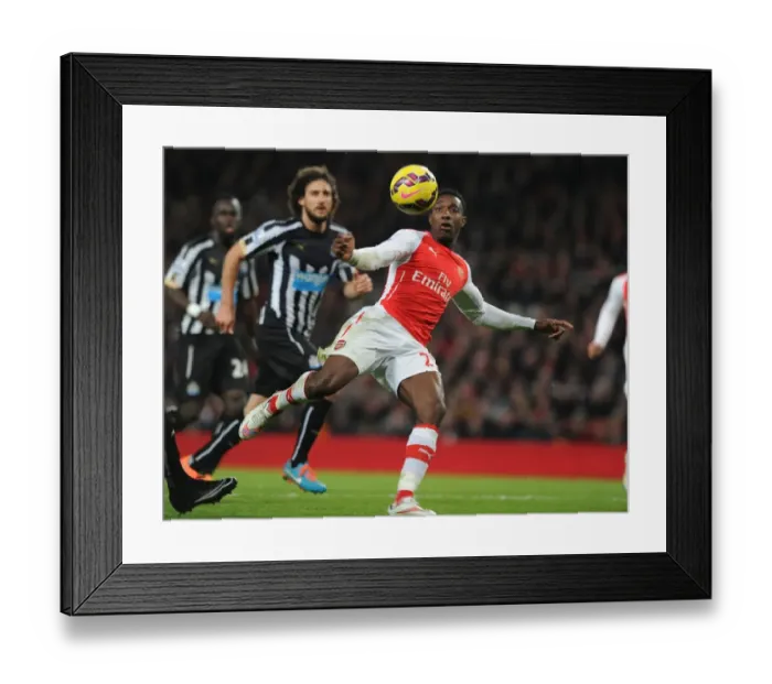 Framed Print : Arsenal vs Newcastle United: Welbeck in Action at the Emirates Stadium (Premier League 2014 / 15)