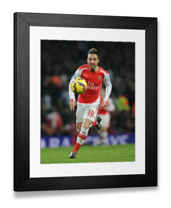 Framed Print : Arsenal's Santi Cazorla in Action against Newcastle United (Premier League 2014 / 15) Framed Print : Arsenal's Santi Cazorla in Action against Newcastle United (Premier League 2014 / 15)