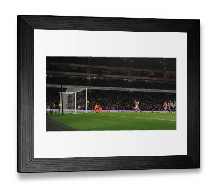Framed Print : Santi Cazorla's Chip: Arsenal's 4th Goal vs. Newcastle United (2014 / 15) Framed Print : Santi Cazorla's Chip: Arsenal's 4th Goal vs. Newcastle United (2014 / 15)