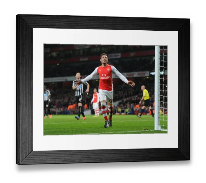 Framed Print : Santi Cazorla's Double: Arsenal's Thrilling Victory Over Newcastle United in the Premier League (December 2014) Framed Print : Santi Cazorla's Double: Arsenal's Thrilling Victory Over Newcastle United in the Premier League (December 2014)