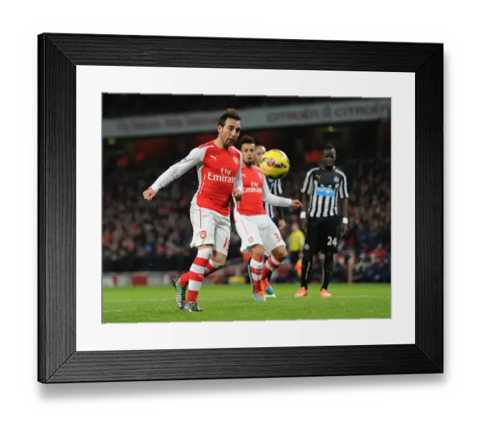 Framed Print : Santi Cazorla Scores Double from the Penalty Spot: Arsenal vs Newcastle United, Premier League 2014 / 15 Framed Print : Santi Cazorla Scores Double from the Penalty Spot: Arsenal vs Newcastle United, Premier League 2014 / 15