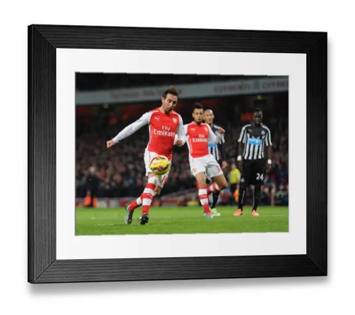 Framed Print : Santi Cazorla's Double from the Penalty Spot: Arsenal's Triumph over Newcastle United, Premier League 2014 / 15 Framed Print : Santi Cazorla's Double from the Penalty Spot: Arsenal's Triumph over Newcastle United, Premier League 2014 / 15