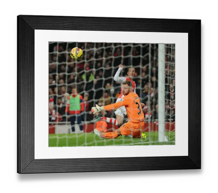 Framed Print : Santi Cazorla Scores Arsenal's Third Goal vs. Newcastle United (December 2014) Framed Print : Santi Cazorla Scores Arsenal's Third Goal vs. Newcastle United (December 2014)