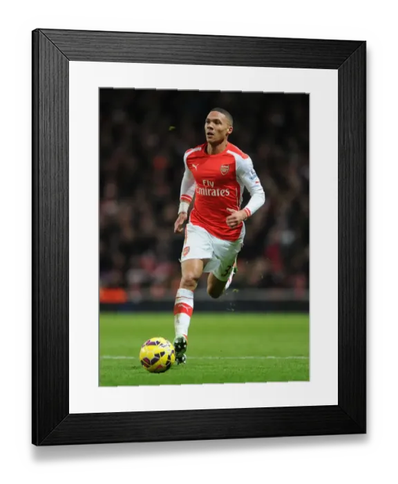 Framed Print : Arsenal's Kieran Gibbs Shines in Premier League Clash Against Newcastle United (December 2014)