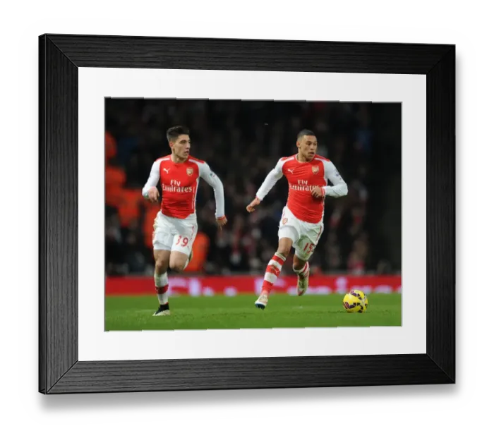 Framed Print : Arsenal's Oxlade-Chamberlain and Bellerin in Action: Arsenal vs Newcastle United (2014 / 15) Framed Print : Arsenal's Oxlade-Chamberlain and Bellerin in Action: Arsenal vs Newcastle United (2014 / 15)