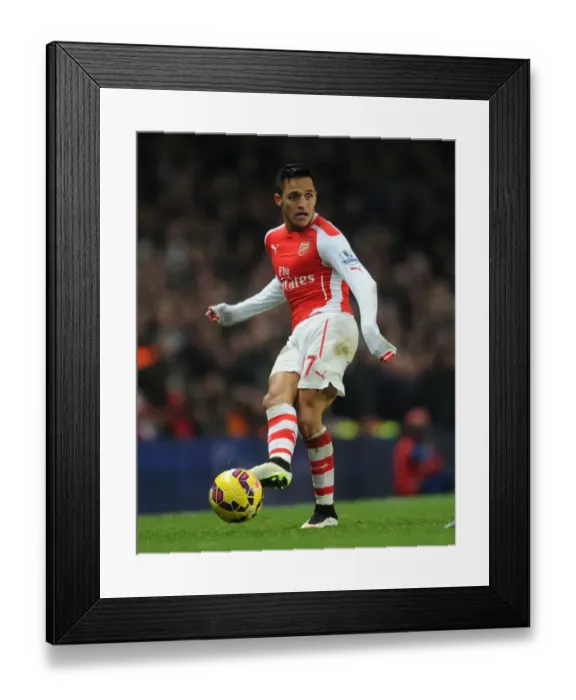 Framed Print : Arsenal vs Newcastle United: Alexis Sanchez in Action, Premier League 2014 / 15 Framed Print : Arsenal vs Newcastle United: Alexis Sanchez in Action, Premier League 2014 / 15