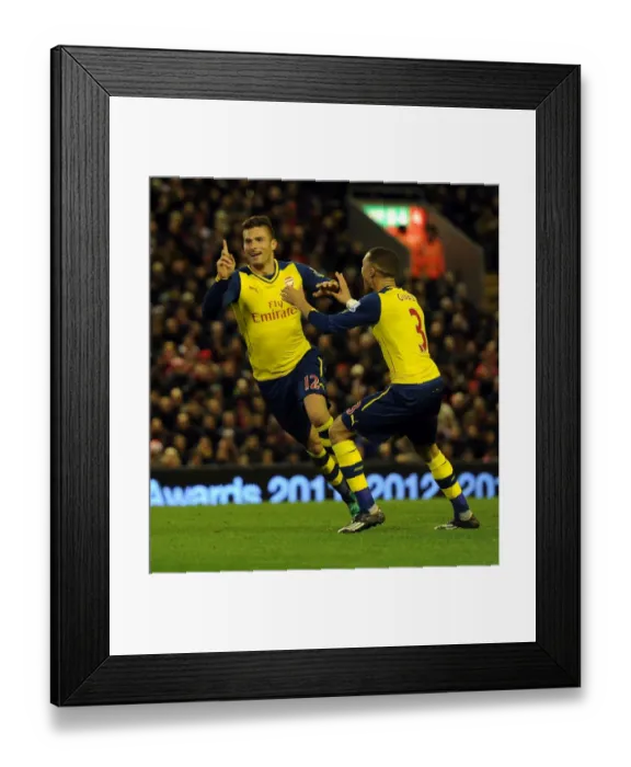 Framed Print : Giroud's Brace: Liverpool vs. Arsenal, Premier League 2014 / 15 Framed Print : Giroud's Brace: Liverpool vs. Arsenal, Premier League 2014 / 15