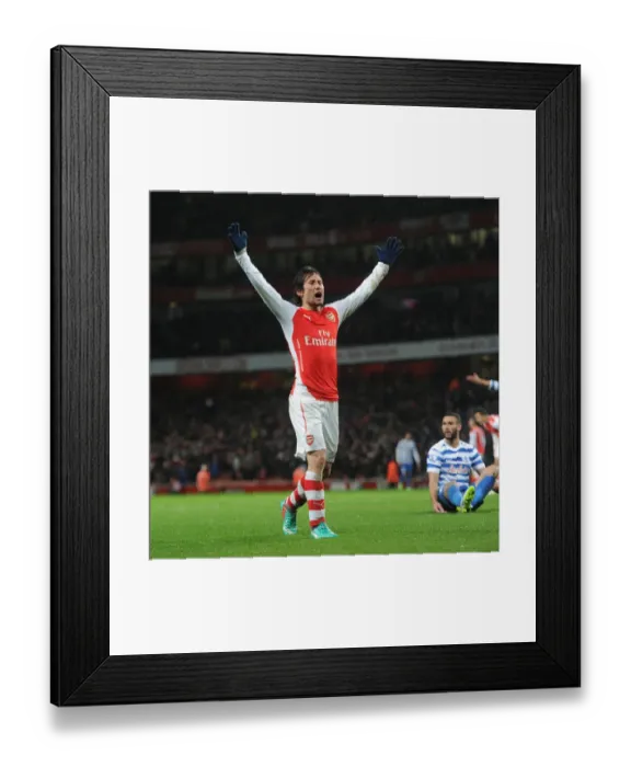 Framed Print : Tomas Rosicky's Strike: Arsenal's Second Goal vs. Queens Park Rangers (2014-15)