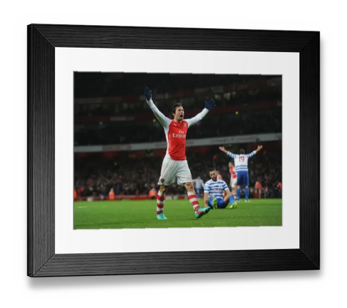 Framed Print : Tomas Rosicky's Strike: Arsenal's Second Goal vs. Queens Park Rangers (2014-15) Framed Print : Tomas Rosicky's Strike: Arsenal's Second Goal vs. Queens Park Rangers (2014-15)