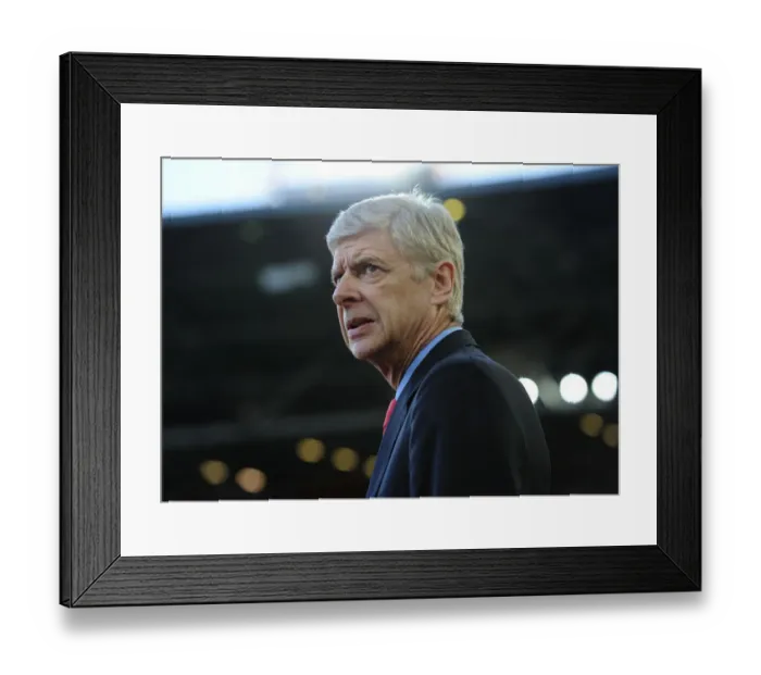 Framed Print : Arsene Wenger: Arsenal Manager at West Ham United (2014-15) Framed Print : Arsene Wenger: Arsenal Manager at West Ham United (2014-15)