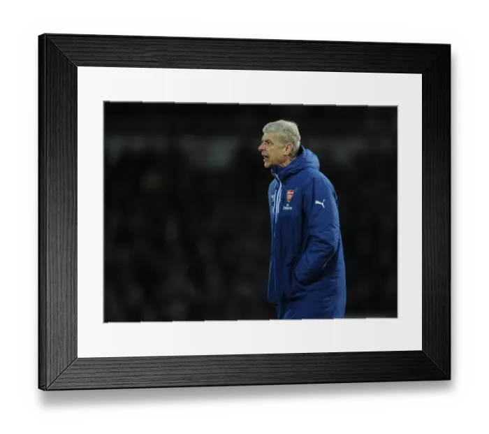 Framed Print : Arsene Wenger Leads Arsenal in the 2014-15 Premier League: Arsenal vs. West Ham United Framed Print : Arsene Wenger Leads Arsenal in the 2014-15 Premier League: Arsenal vs. West Ham United