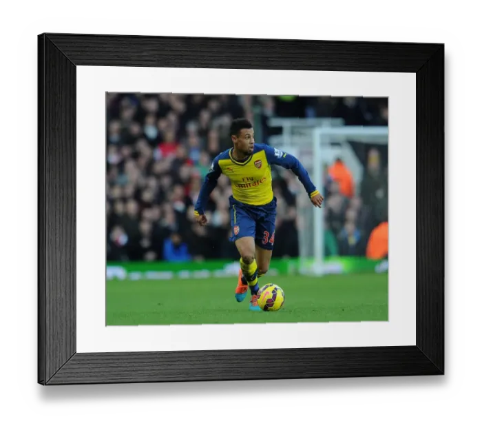 Framed Print : Coquelin in Action: West Ham United vs. Arsenal, Premier League 2014-15 Framed Print : Coquelin in Action: West Ham United vs. Arsenal, Premier League 2014-15