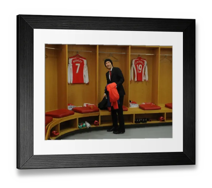 Framed Print : Arsenal: Tomas Rosicky in the Home Changing Room before Arsenal vs. Queens Park Rangers (2014-15) Framed Print : Arsenal: Tomas Rosicky in the Home Changing Room before Arsenal vs. Queens Park Rangers (2014-15)