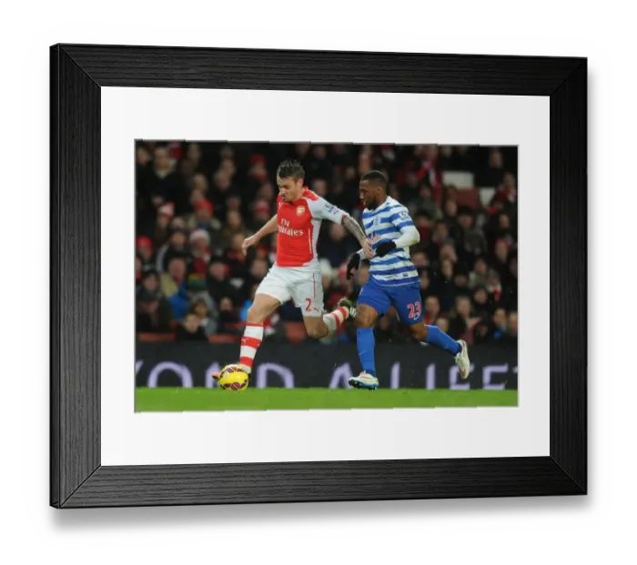 Framed Print : Debuchy Outmaneuvers Hoilett: Arsenal vs. Queens Park Rangers, Premier League (December 2014) Framed Print : Debuchy Outmaneuvers Hoilett: Arsenal vs. Queens Park Rangers, Premier League (December 2014)