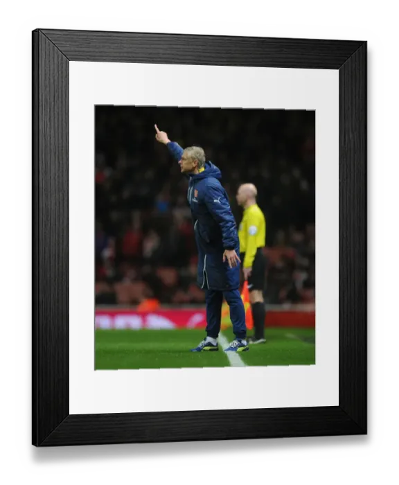 Framed Print : Arsene Wenger Leads Arsenal Against Queens Park Rangers in Premier League Clash (December 2014) Framed Print : Arsene Wenger Leads Arsenal Against Queens Park Rangers in Premier League Clash (December 2014)