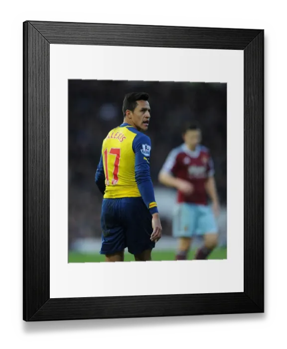 Framed Print : Alexis Sanchez in Action: Arsenal vs. West Ham United (2014-15) - Premier League Showdown Framed Print : Alexis Sanchez in Action: Arsenal vs. West Ham United (2014-15) - Premier League Showdown