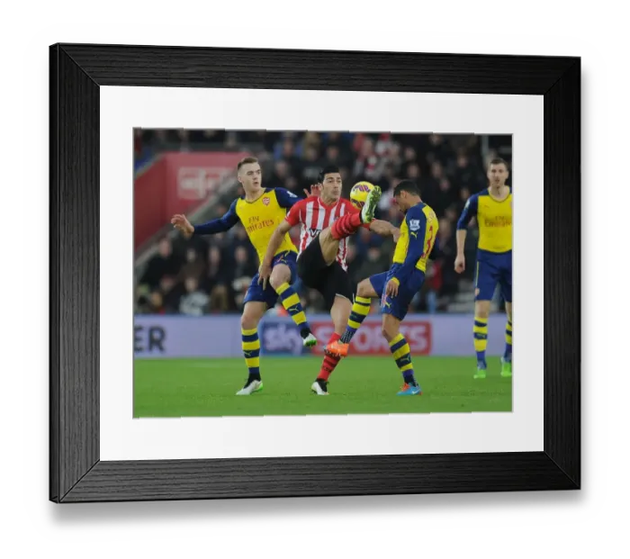 Framed Print : Clash at St. Mary's: Chambers, Coquelin's Defiant Performance Against Pelle's Southampton (2014-15) Framed Print : Clash at St. Mary's: Chambers, Coquelin's Defiant Performance Against Pelle's Southampton (2014-15)