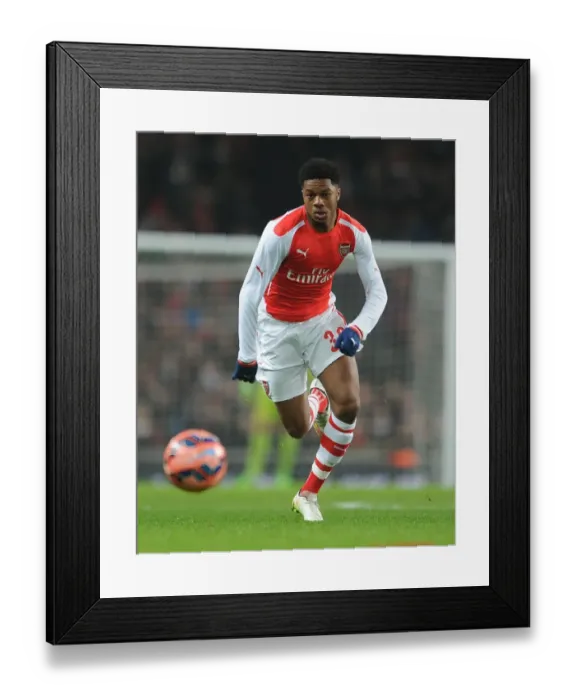 Framed Print : Chuba Akpom in Action for Arsenal against Hull City - FA Cup 2014-15 Framed Print : Chuba Akpom in Action for Arsenal against Hull City - FA Cup 2014-15