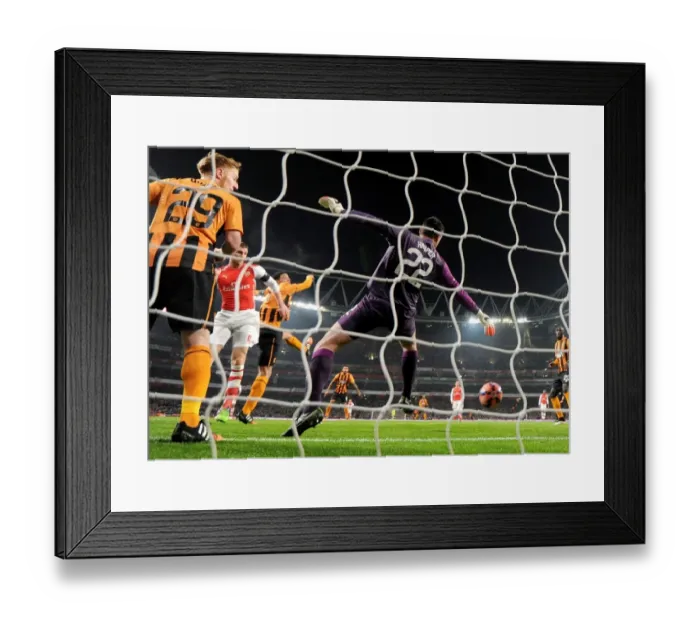 Framed Print : Per Mertesacker Scores the Winner: Arsenal vs Hull City, FA Cup 2015 Framed Print : Per Mertesacker Scores the Winner: Arsenal vs Hull City, FA Cup 2015