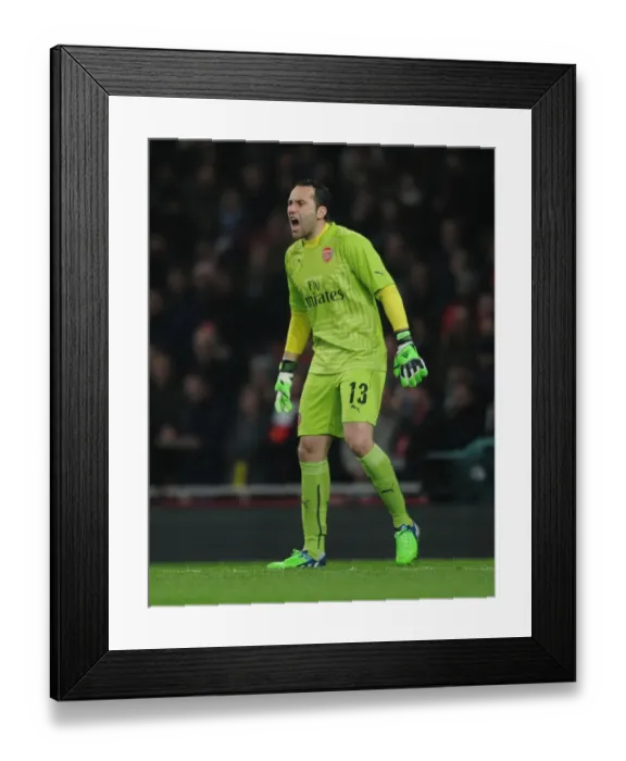 Framed Print : Arsenal's David Ospina in FA Cup Action: Arsenal vs. Hull City (2014-15)