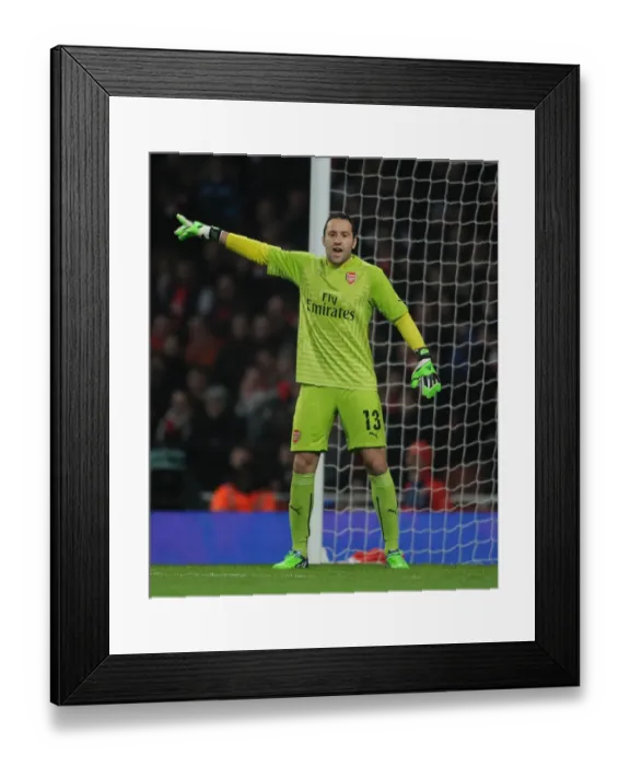 Framed Print : Arsenal's David Ospina Focused in FA Cup Clash Against Hull City