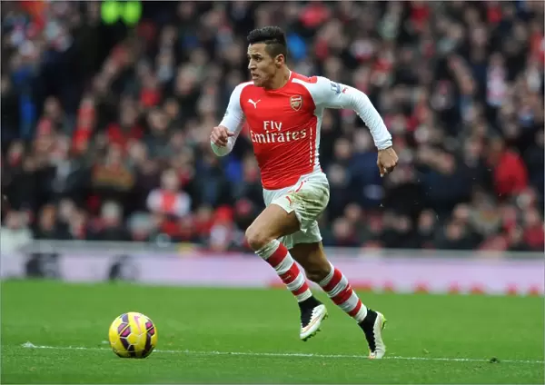Alexis Sanchez in Action: Arsenal vs Stoke City, Premier League 2014-15