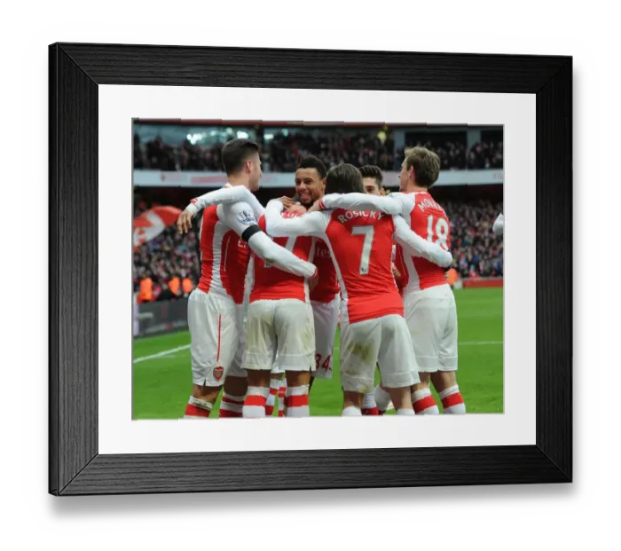 Framed Print : Alexis Sanchez's Brace: Arsenal's Triumph Over Stoke City (January 2015)