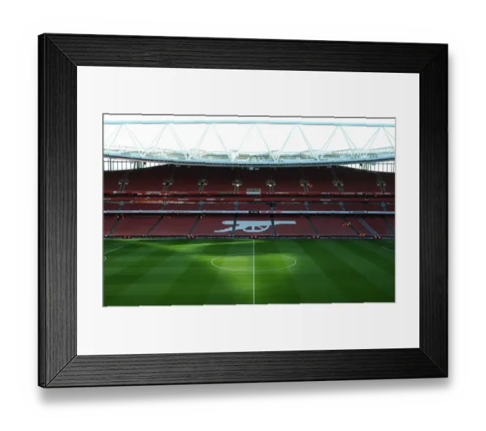 Framed Print : Arsenal at Emirates Stadium: Arsenal vs Stoke City, Premier League 2014-15
