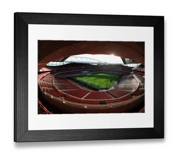 Framed Print : Arsenal vs Stoke City: Premier League Clash at Emirates Stadium (2014-15)