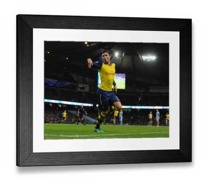 Framed Print : Olivier Giroud's Brace: Arsenal's Dramatic Comeback against Manchester City, Premier League 2014-15 Framed Print : Olivier Giroud's Brace: Arsenal's Dramatic Comeback against Manchester City, Premier League 2014-15