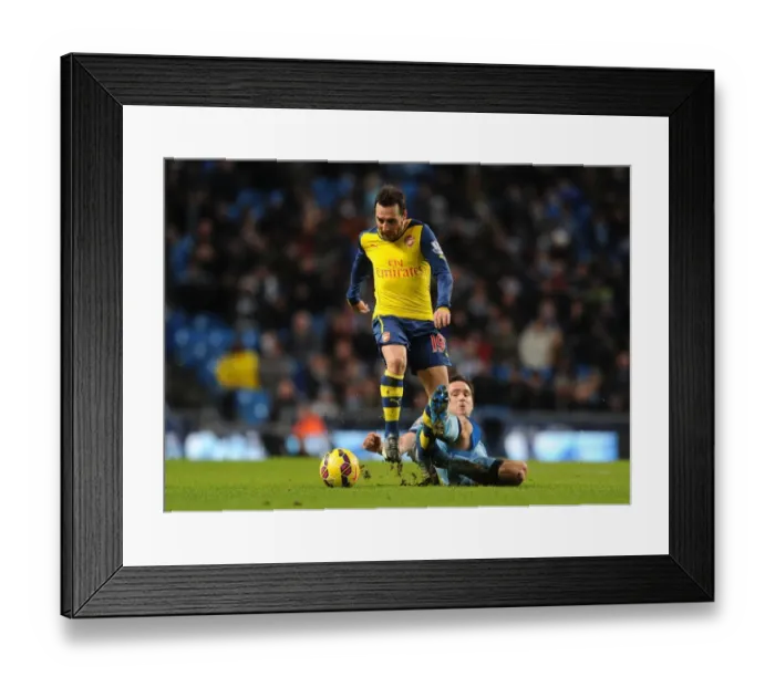 Framed Print : Santi Cazorla's Premier League Masterclass: Outsmarting Frank Lampard, 2014-15 Framed Print : Santi Cazorla's Premier League Masterclass: Outsmarting Frank Lampard, 2014-15