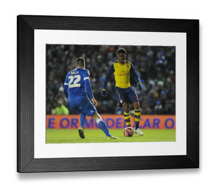 Framed Print : Chuba Akpom vs. Danny Holla: FA Cup Clash Between Brighton & Hove Albion and Arsenal Framed Print : Chuba Akpom vs. Danny Holla: FA Cup Clash Between Brighton & Hove Albion and Arsenal