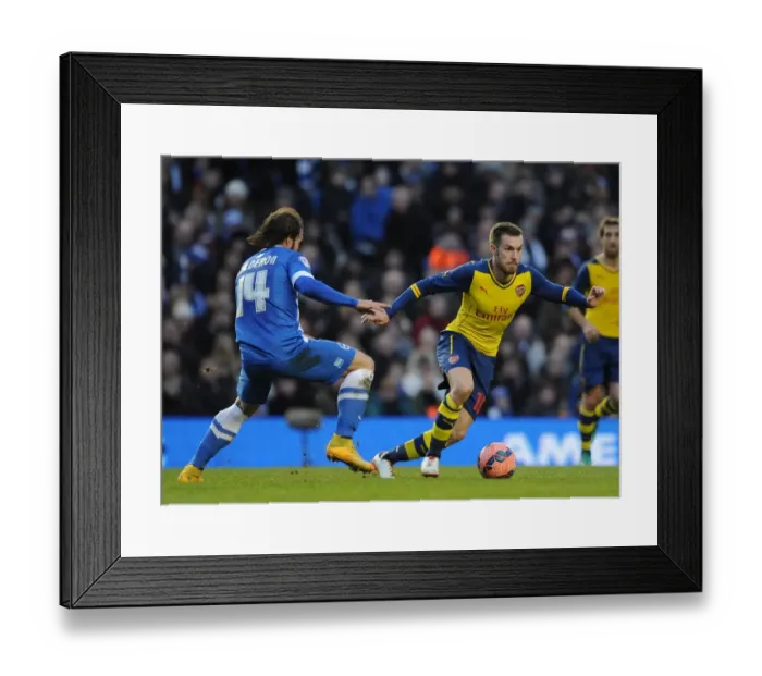 Framed Print : Clash of Forces: Ramsey vs. Calderon - FA Cup Showdown Framed Print : Clash of Forces: Ramsey vs. Calderon - FA Cup Showdown