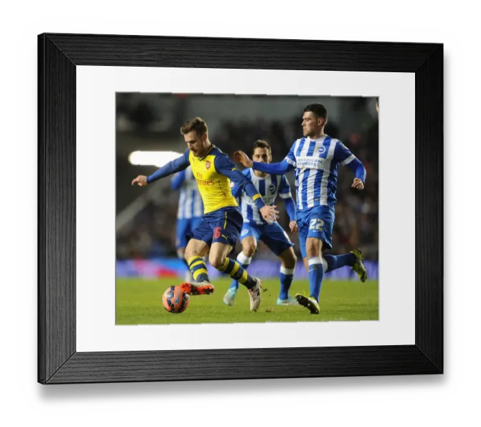 Framed Print : Aaron Ramsey vs. Danny Holla: FA Cup Clash Between Brighton & Hove Albion and Arsenal Framed Print : Aaron Ramsey vs. Danny Holla: FA Cup Clash Between Brighton & Hove Albion and Arsenal