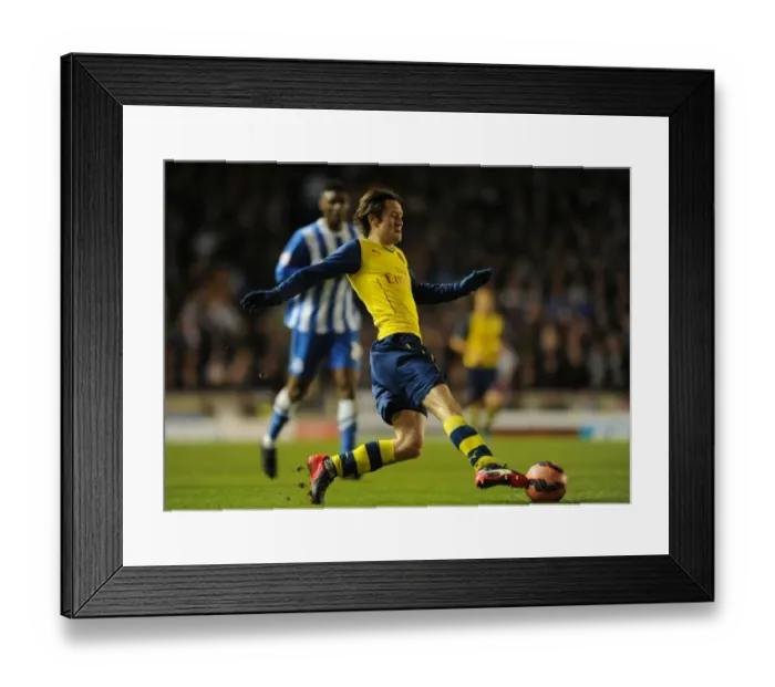 Framed Print : Tomas Rosicky in Action: Arsenal vs. Brighton & Hove Albion, FA Cup 2015