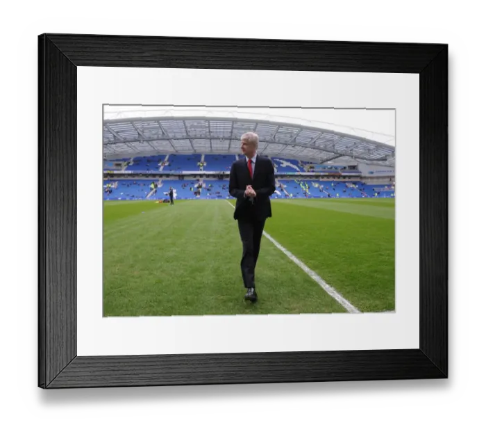 Framed Print : Arsene Wenger: Arsenal Manager at FA Cup Match Against Brighton & Hove Albion, 2015