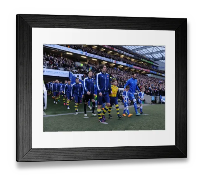 Framed Print : Tomas Rosicky (Arsenal). Brighton & Hove Albion 2: 3 Arsenal. FA Cup 4th Round. Amex Stadium Framed Print : Tomas Rosicky (Arsenal). Brighton & Hove Albion 2: 3 Arsenal. FA Cup 4th Round. Amex Stadium