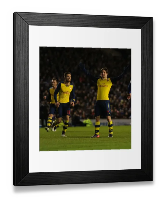 Framed Print : Rosicky's Hat-Trick: Arsenal Triumphs Over Brighton in FA Cup Framed Print : Rosicky's Hat-Trick: Arsenal Triumphs Over Brighton in FA Cup