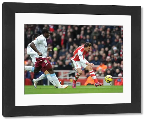 Mesut Ozil Scores Against Aston Villa: Dramatic Moment from Arsenal's 2015 Premier League Victory